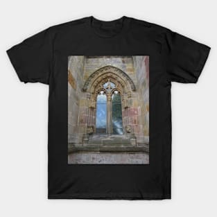 Rosslyn Chapel, Roslin, Scotland (window) T-Shirt